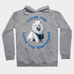 Snowy Serenity: Embrace the Joy of Samoyeds with this Whimsical Design! Hoodie